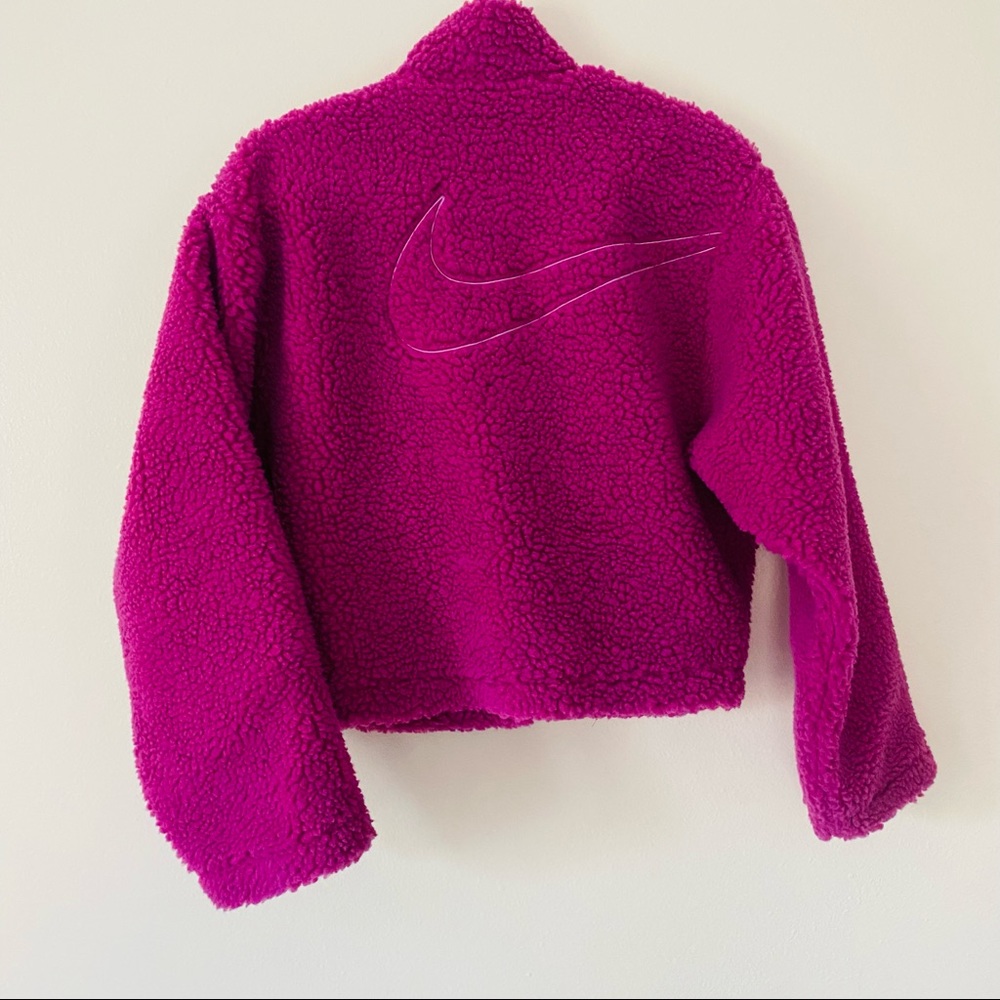 New  Nike Sportswear Sherpa teddy Fleece Jacket - Picture 5 of 9